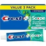 Crest + Scope Whitening Toothpaste 5.4oz (2 x 3-Pack) for $11.23