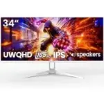 Crua 34″ UltraWide Gaming Monitor with 3440×1440 Resolution for $149.59