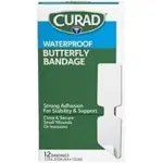 CURAD Butterfly Closure Waterproof Adhesive Bandages, 12 Count – $1.76 at Amazon