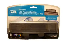Cyber Acoustics CA-2880 Portable USB Powered Computer Speakers – New, Only $17.99 (50% Off)