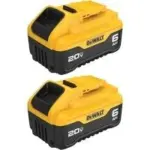 DeWalt 20V MAX 6 Ah Lithium Ion Battery 2-Pack (DCB206-2) – $149.00