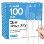 Disposable Cutlery Combo Set (100 Pieces) – $6.45 ($11.99 Original)