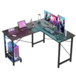 DUMOS 50″ L-Shaped Desk (Grey) – $40