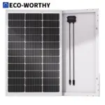 ECO-WORTHY 100W 18V Monocrystalline Solar Panel – $32.60 ($102.66 Original)