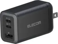 ELECOM 65W GaN II 3-Port USB C & A Wall Charger $7.99