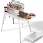 Electactic Stainless Steel BBQ Grill Table – $65 at Amazon
