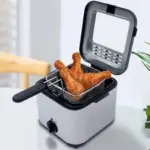 Stainless Steel Electric Deep Fryer with Basket – Now $40.95