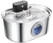 Emdoro 108oz Stainless Steel Cat Water Fountain – $11