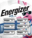 Energizer Lithium CR123A Batteries 6-Count – $9.97 at Amazon (Subscribe & Save)