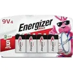 4-Pack Energizer MAX 9V Alkaline Batteries – $7.14 ($1.79 each)