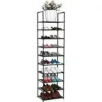 FIDUCIAL HOME 10-Tier Shoe Rack – $13.28