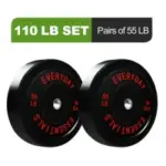Flexwace 55lb 2″ Olympic Bumper Plates (Pair) – $68.99 at Walmart