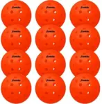 Franklin Sports X-40 Outdoor Pickleballs – Ember – 12 Pack for $9.99