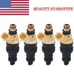 4-Pack Upgraded Fuel Injectors for Suzuki Sidekick, Tracker, X-90 – $41.99