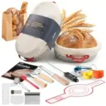 Ganiza 22-Piece Sourdough Starter Kit (Grey/White) – $20