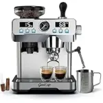 GeniCup Espresso Machine with Grinder, 20-Bar Pump – $178.74 ($274.99 Original)