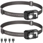 2-Pack GloworPath Rechargeable LED Headlamps (Black) – $10