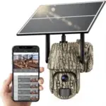 GMOX 4G LTE Cellular Solar Security Camera – 2.5K Outdoor Wireless, 360° Live View – $29.99 ($59.98 Original)