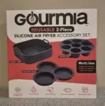 Gourmia 3-Piece Silicone Air Fryer Accessories Set for $19.96