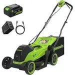 Greenworks 24V 14-Inch Cordless Lawn Mower Kit with USB-C Battery – $129.96 ($299.99 List Price)