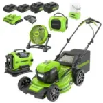 Greenworks 48V 21″ Brushless Self-Propelled Mower Combo Kit for $700