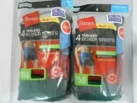 Hanes Men’s Tagless Boxer Briefs 8-Pack in Sizes 2XL and 3XL for $24.99