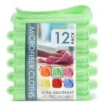 Hearth & Harbor 12-Pack 12″ x 12″ Microfiber Washcloths (Green) – $5.79