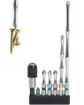 7-Piece HitScrews PH2 Magnetic Impact Driver Bit Set for $6.49