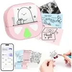 HkHkpi D20 Mini Sticker Printer – $8.99 ($22.99 Original Price)