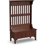 Homestyles Cherry Hall Tree with Bench for $187.56
