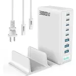 Hosowe 380W 8-Port USB Charging Station w/ 4x 100W PD USB-C Ports – $21.74 ($43.49 Orig.)