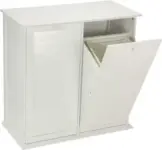 Household Essentials Tilt-out Laundry Sorter w/ Shutter Front (White) – $59
