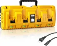 HOYOA DeWalt 20V MAX 4-Port Charging Station with USB & Type-C Ports – $45 (Prime Members)