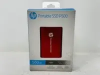 HP P500 500GB Portable External SSD (Red) – $65.00 ($100.00 Original)