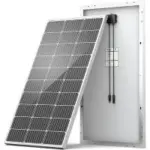 HQST 100W 12V Monocrystalline Solar Panel w/ Connectors – $44.99 ($59.99 Value)