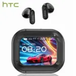 HTC NE20 Bluetooth 6.0 Wireless Earbuds with AI Translator & LCD Touch, Now $28.99 (42% Off)