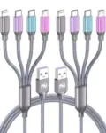 2-Pack HYXing 4′ Multi Charging Cables (Multiple Colors) – $4.99