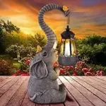 Illuminew Solar Elephant Garden Statue Light for $12.15