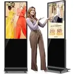Jaszdot 43-in 4K UHD Touchscreen Interactive Digital Kiosk Display – $744.50 ($1489.00 Value)
