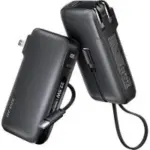 Joyfar 10000mAh 22.5W USB-C Power Bank with Cable & Wall Plug – $11.99