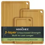 Set of 3 Keechee Reversible Bamboo Cutting Boards for $15