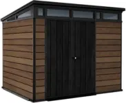 Keter Signature Collection 9×7 Modern Outdoor Storage Shed for $999.99