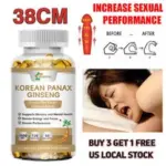 Korean Red Panax Ginseng 120 Capsules – 1600mg Extra Strength for $12.98