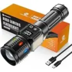 Lesusnicy Super Bright LED USB-C Rechargeable Flashlight $11.08 (63% Off)