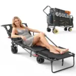 LEVELEVE 2-in-1 Heavy Duty Wagon Utility Cart & Beach Chair (Select Colors) – $90