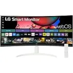 LG 34SR60QC-W 34-inch Curved WQHD Smart Monitor for $299.99