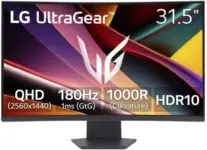 LG UltraGear 32″ QHD 180Hz 1000R Curved Gaming Monitor – $145.80 (Save $43.20)
