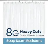 LiBa 72″ x 72″ PEVA Shower Curtain Liner for $8.59