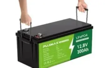12V 300AH LiFePO4 Lithium Battery with BMS for Solar and RV Use – $295.69