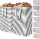 Lifewit 80L Collapsible Laundry Basket (2-Pack) – $6.99